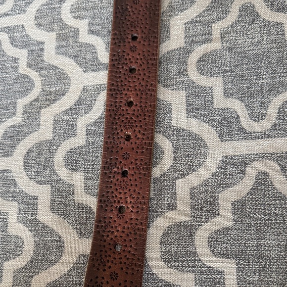 American Eagle leather Brown Belt with Brass Buckle - Picture 4 of 4